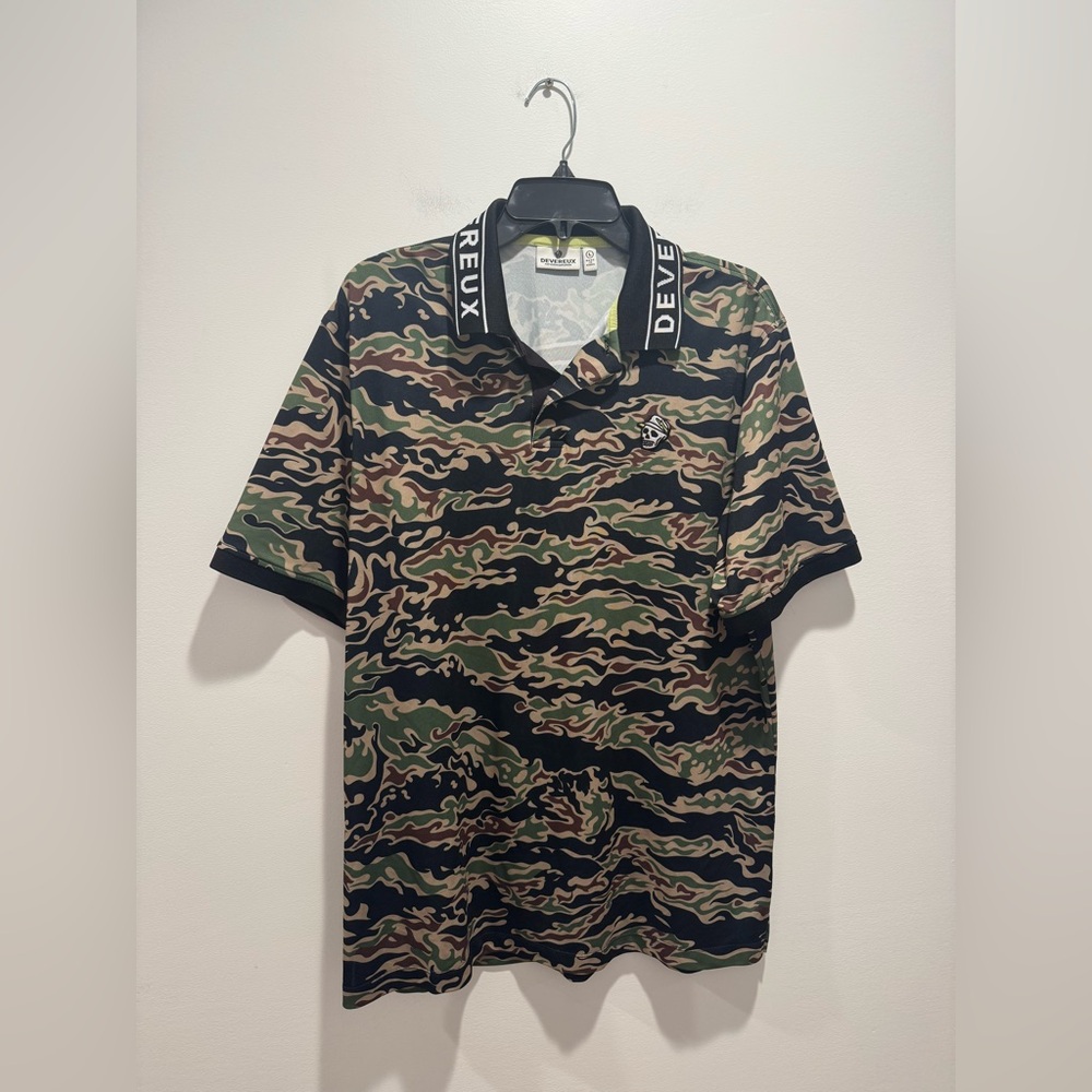 Devereux Golf Tiger Camo Performance Polo shirt